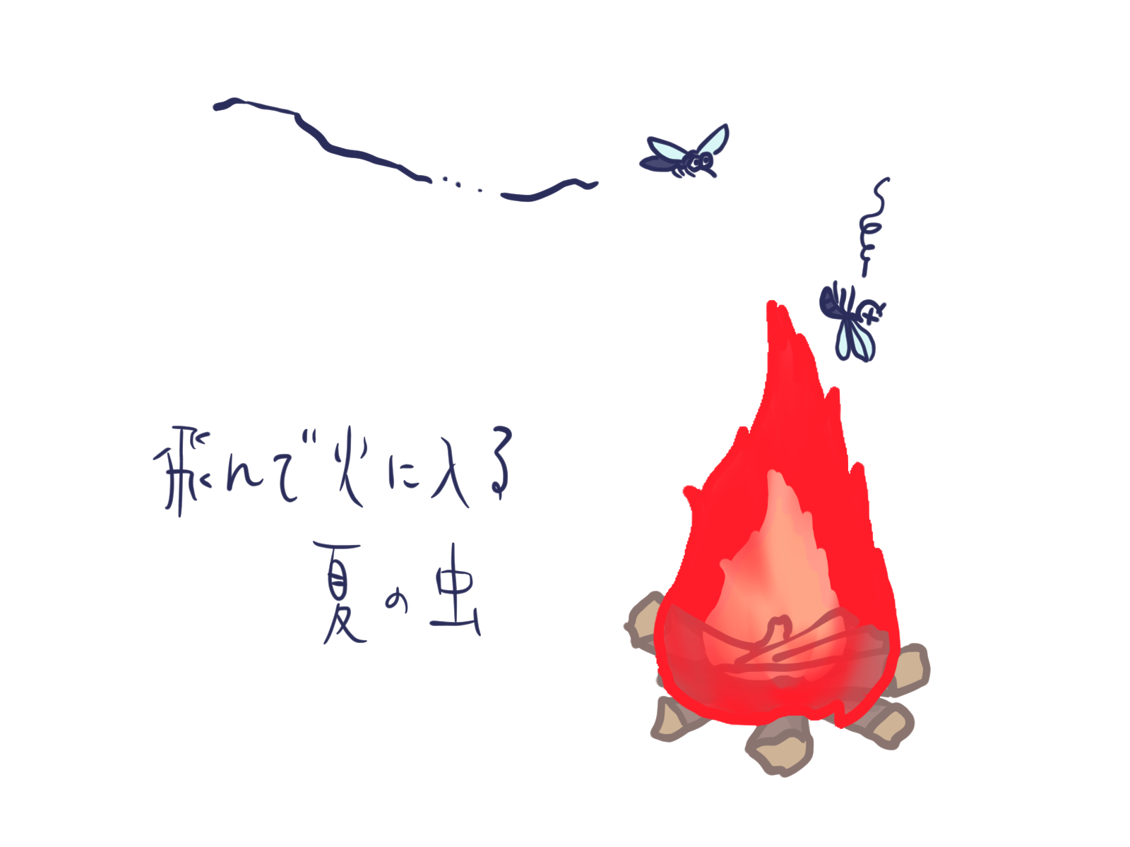 飛んで火に入る夏の虫