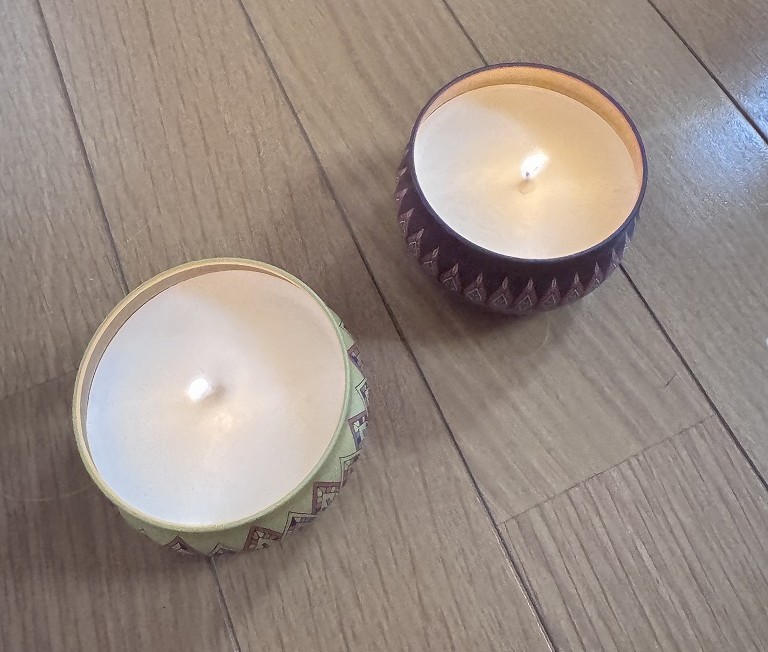 缶入りアロマキャンドル
